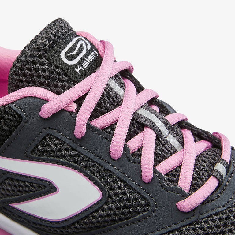 Sepatu Lari Wanita Kalenji Run Active - Hitam/Pink