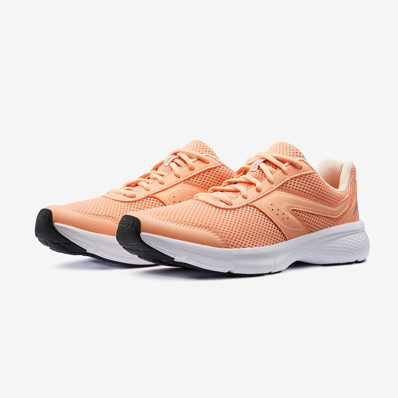 CHAUSSURES DE RUNNING FEMME KALENJI RUN CUSHION NOIR CORAIL KALENJI