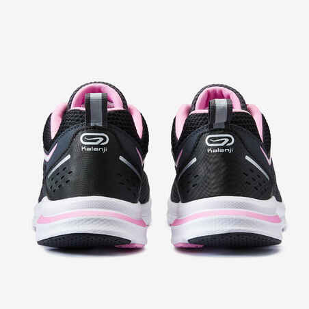 Moteriški bėgimo bateliai „Kalenji Run Active“, juodi, rožiniai