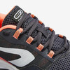 Кроссовки для бега женские с принтом черно-оранжевые RUN ACTIVE GRIP Kalenji