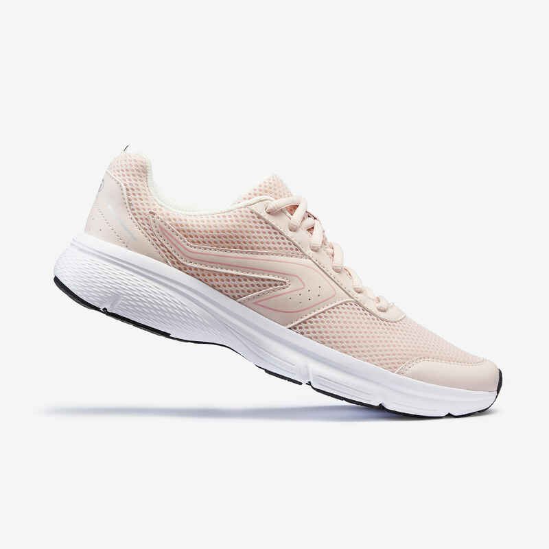 KALENJI RUN CUSHION WOMEN'S RUNNING SHOES - PINK