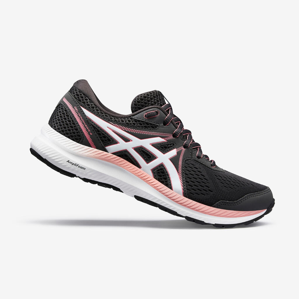 Laufschuhe Asics Gel Windhawk Damen grau/rosa