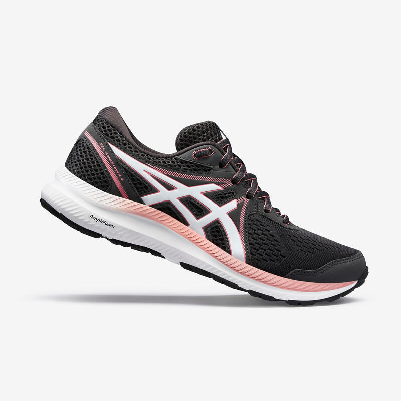 Hardloopschoenen voor dames Gel Windhawk grijs roze