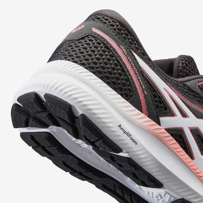 vértice colateral Colonial Zapatillas Running Asics Gel Windhawk Mujer Gris Rosa | Decathlon