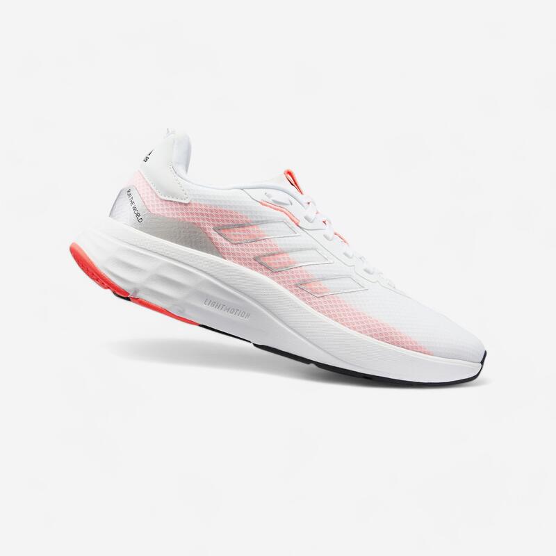 Zapatillas Running Adidas Mujer Speedmotion Blanco Naranja