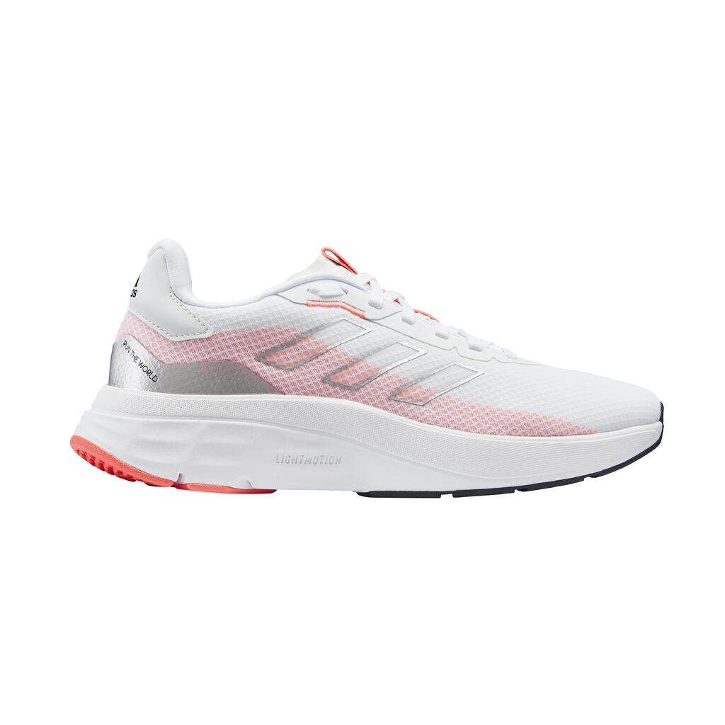 ADIDAS SPEEDMOTION WOMEN'S RUNNING SHOES - white and orange