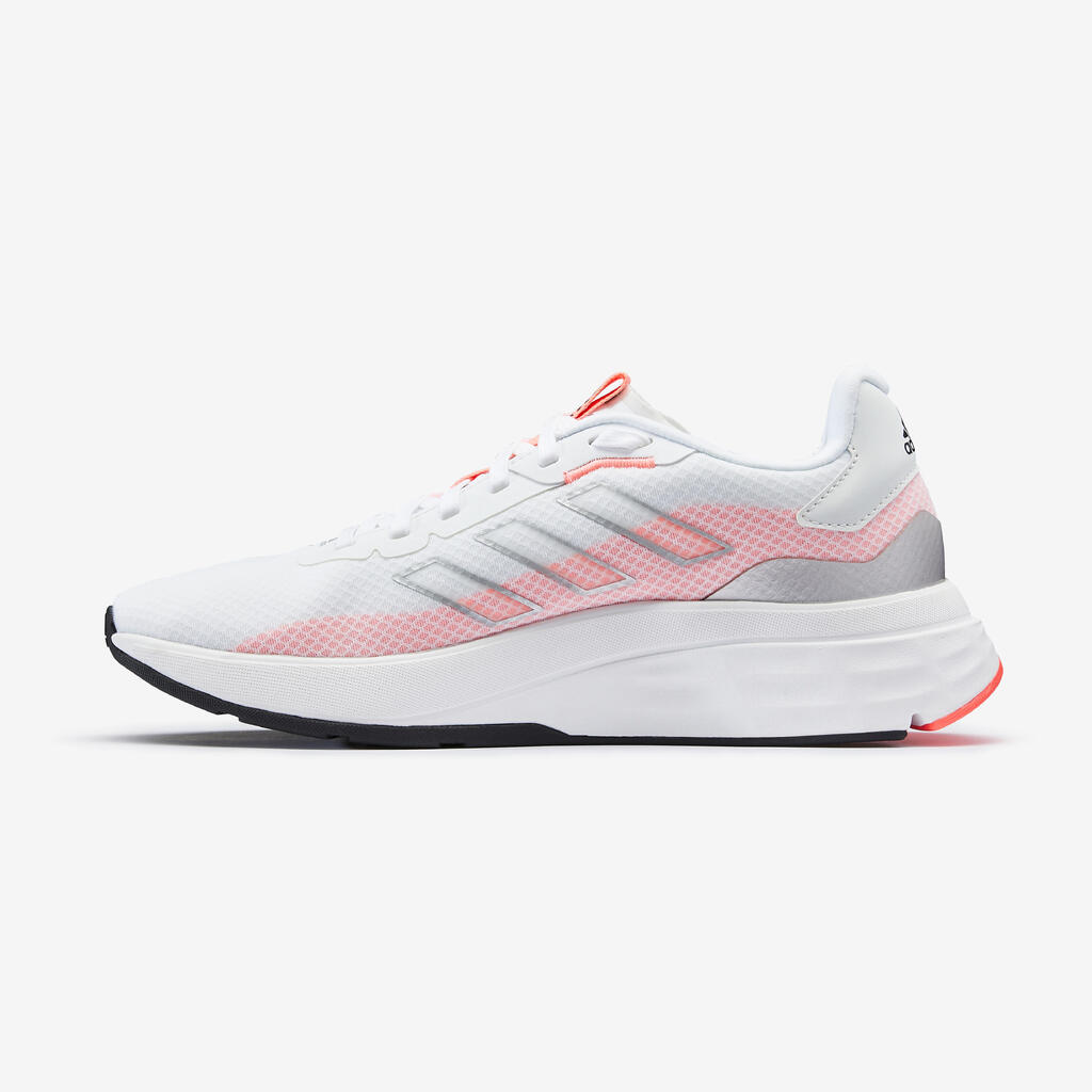 ADIDAS SPEEDMOTION WOMEN'S RUNNING SHOES - white and orange