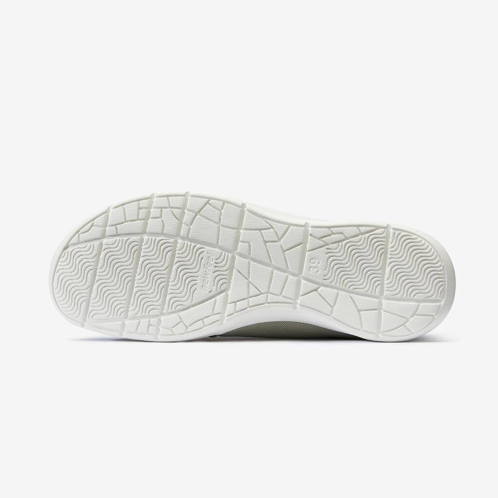 Chaussures marche urbaine femme Soft 140.2 kaki