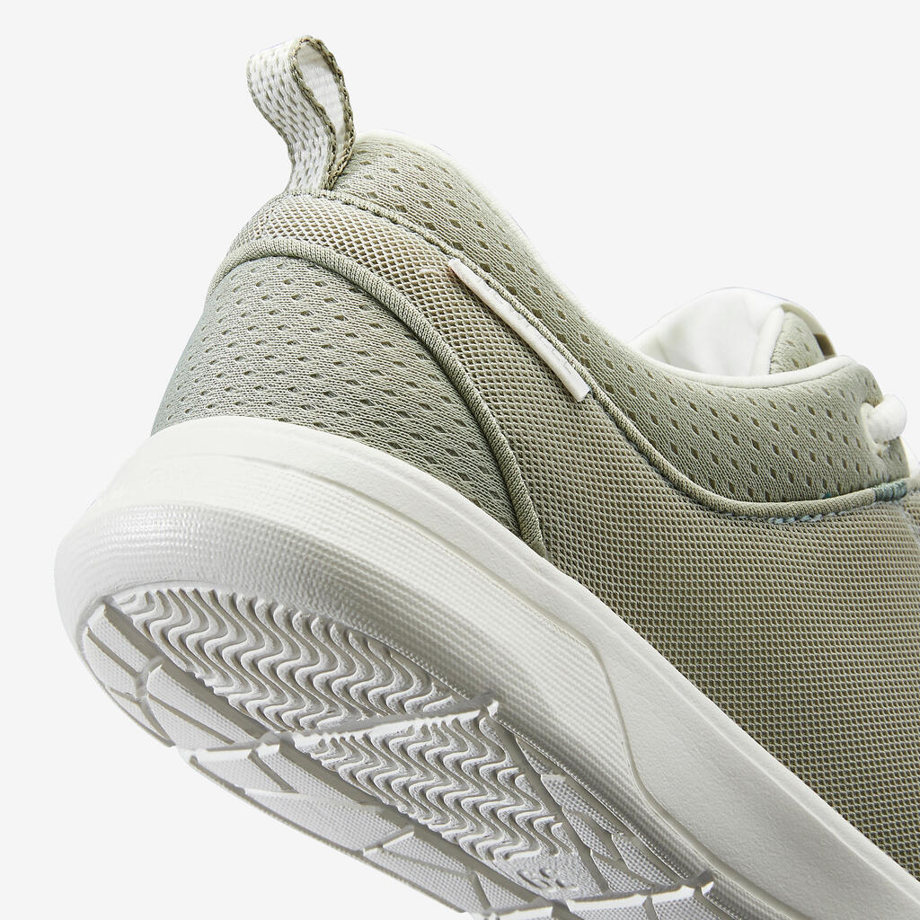 Chaussures marche urbaine femme Soft 140.2 kaki