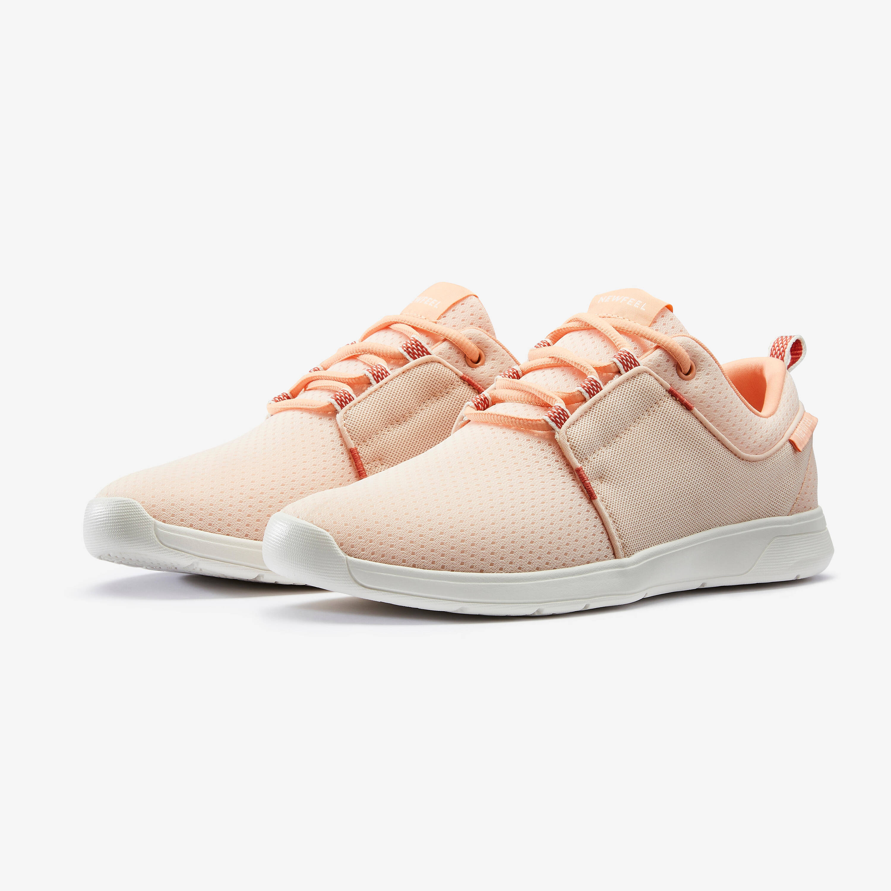 Soft 140.2 Women Walking Shoes - Lightweight (150g) with Flex Notches-Light Pink -  5