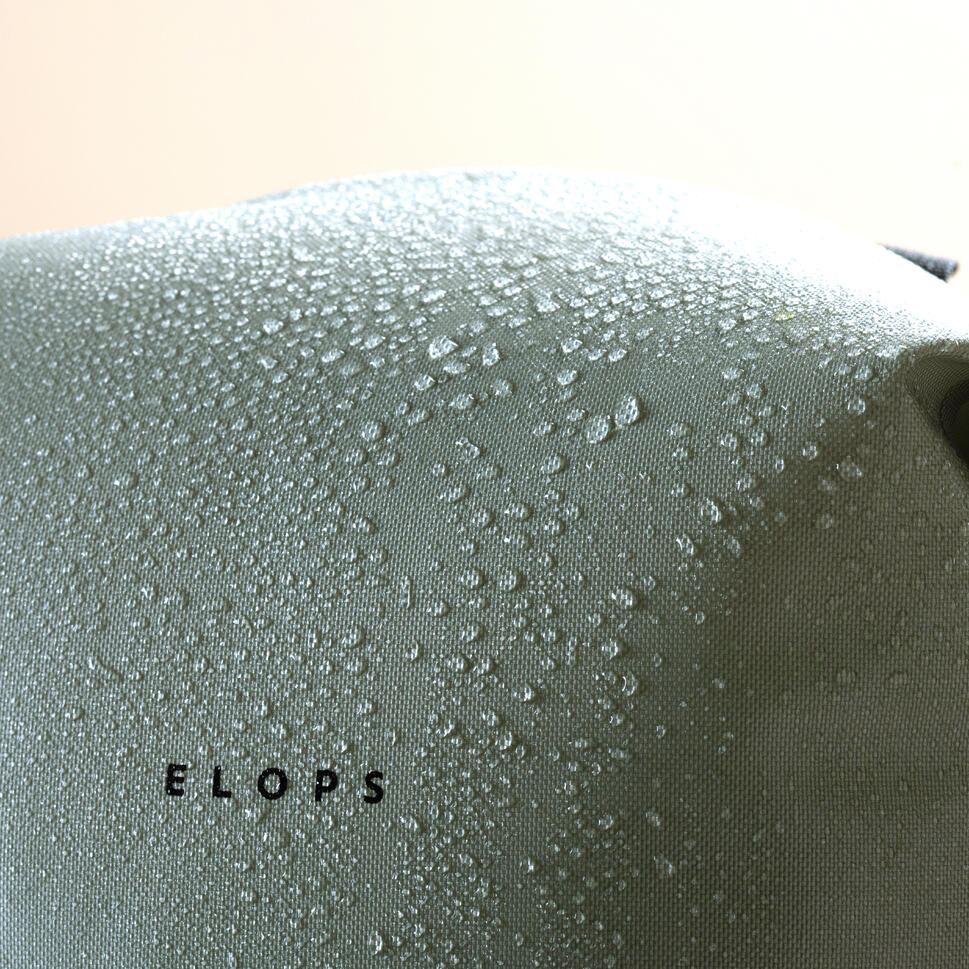 SACOCHE VELO 900 27L IMPERMEABLE GRIS ELOPS | Decathlon