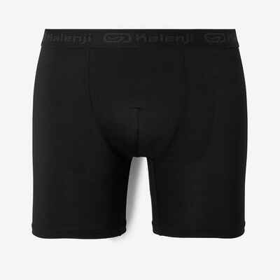 Men's Cotton-Rich Fitness Briefs 500 (2-pack) - Black/Grey