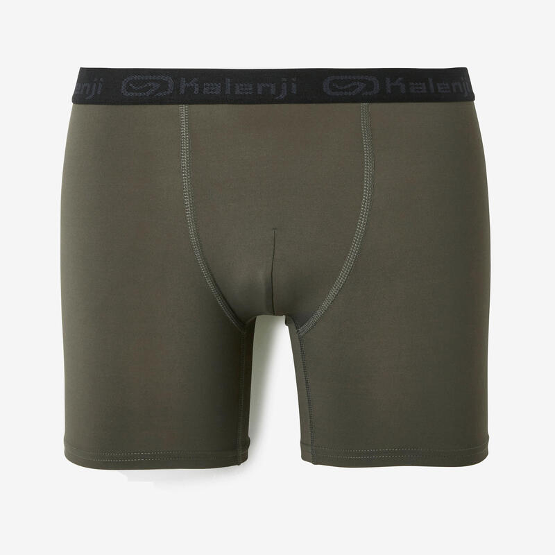 Boxer respirant en microfibre Homme - Olive