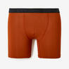 กางเกงบ็อกเซอร์ชายแบบระบายอากาศได้สำหรับใส่วิ่ง (สีส้ม OCHRE)