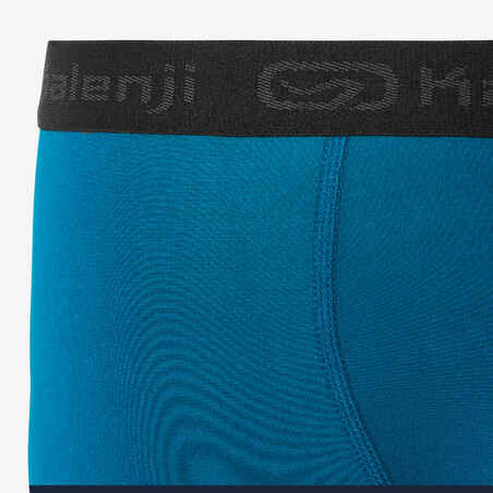 MEN'S BREATHABLE RUNNING BOXERS - PRUSSIAN BLUE