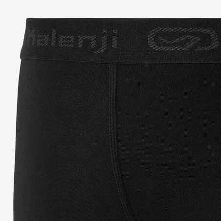 Men's Breathable Running Boxers Black - Kalenji