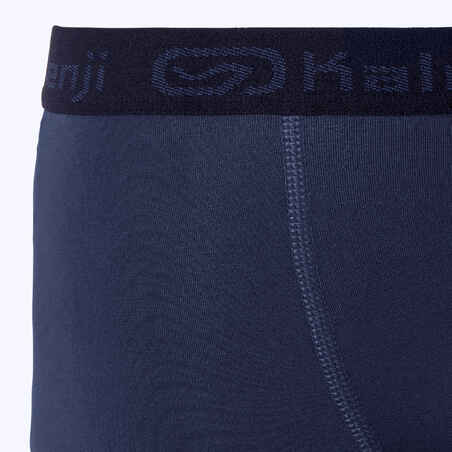 Men's breathable microfibre boxers - Dark blue