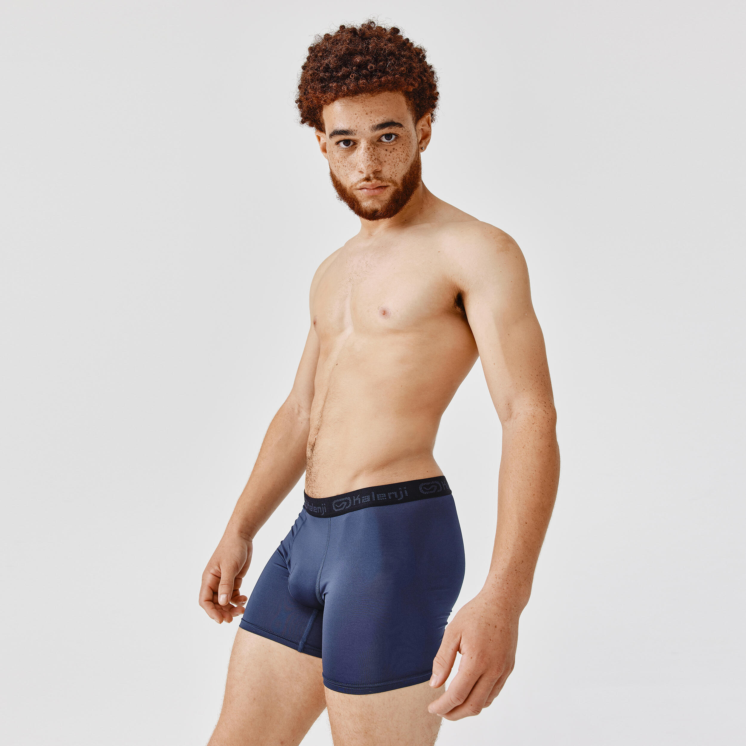 Boxer traspiranti running uomo blu 15/23