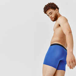 Men's breathable microfibre boxers - Blue