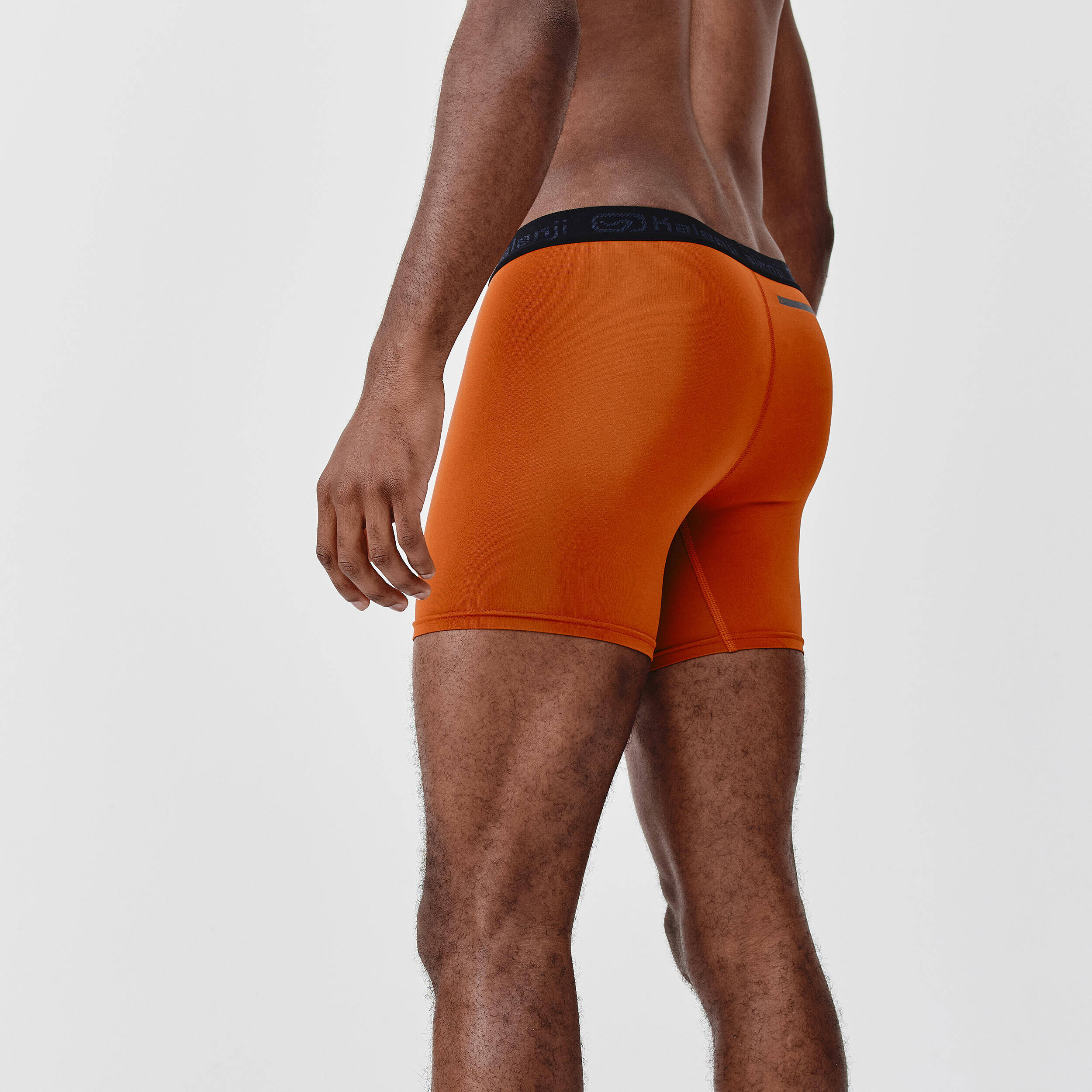 Men Breathable Running Boxers- Dark Sepia -  4