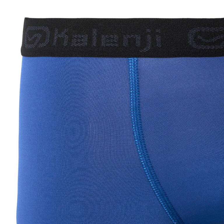 Men's breathable microfibre boxers - Blue