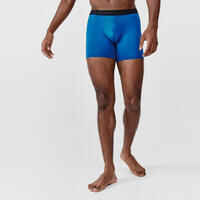 Men's breathable microfibre boxers - Blue