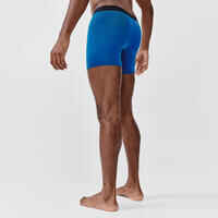 Men's breathable microfibre boxers - Blue