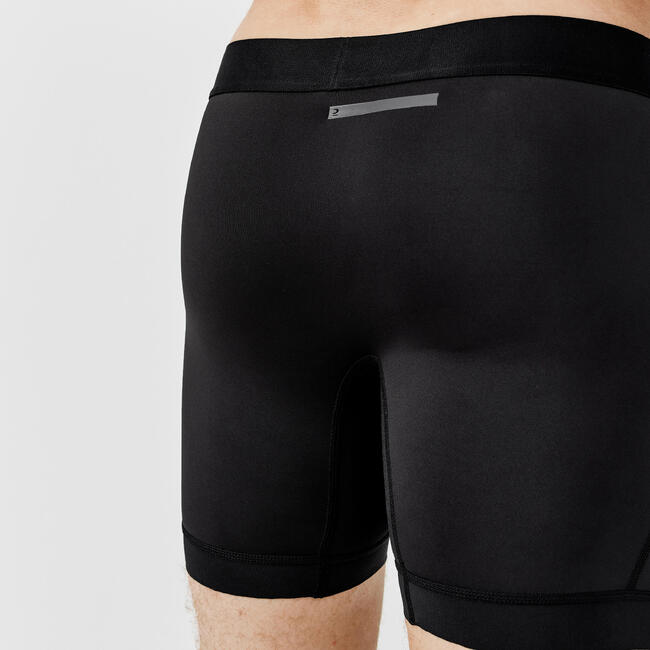 DRY+ MEN'S BREATHABLE RUNNING BOXERS BLACK