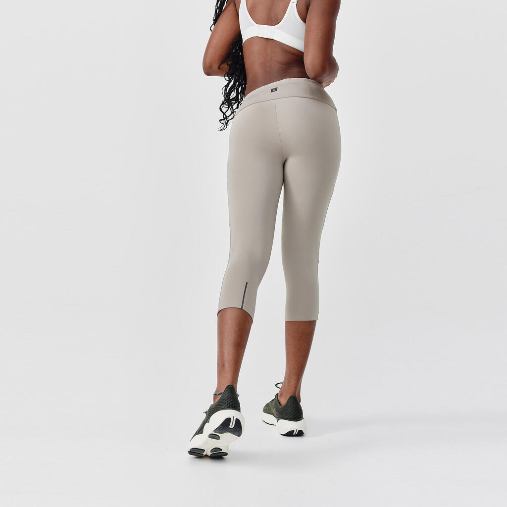 Women's Running Short Leggings Support - beige