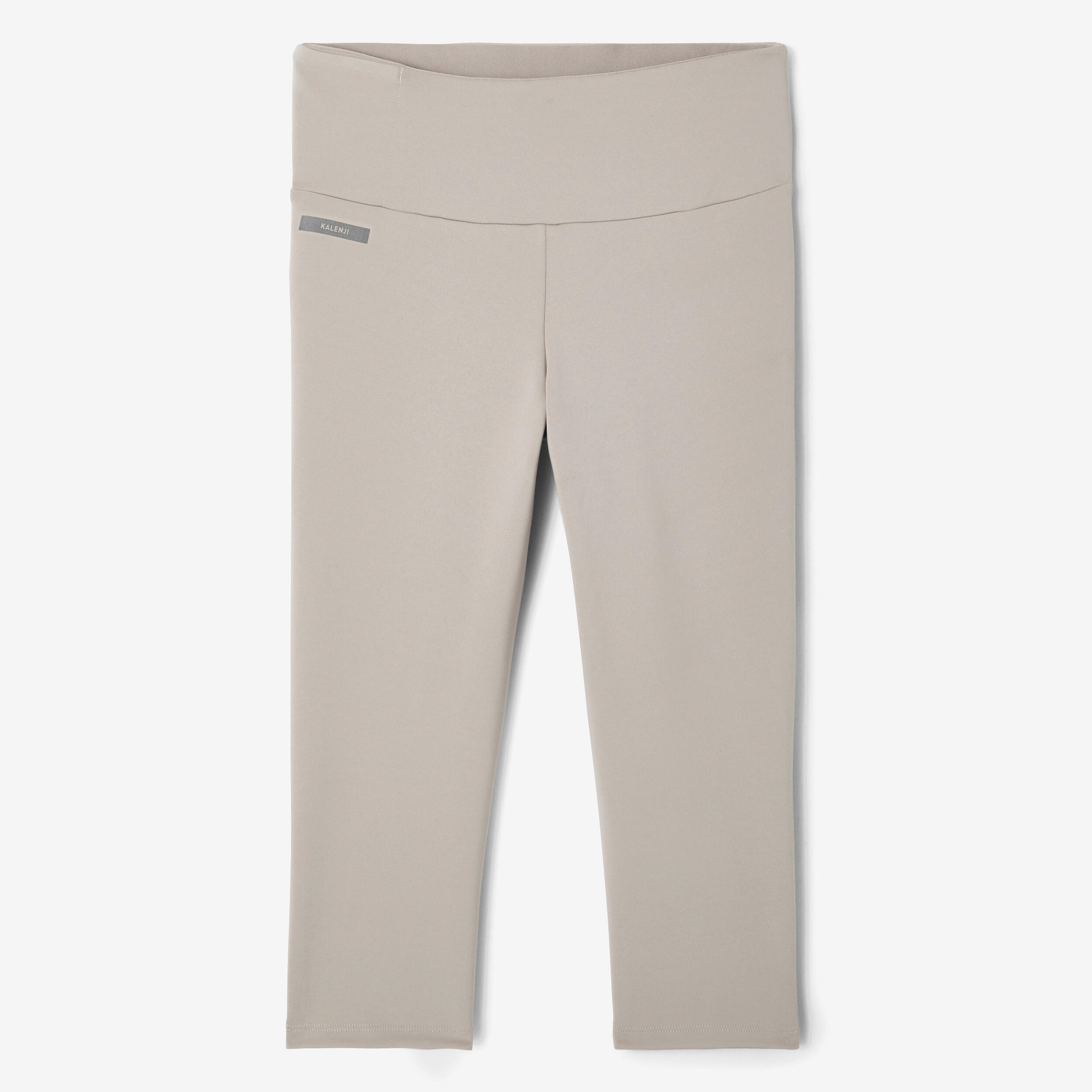 Women's short running leggings Support - beige 8/8