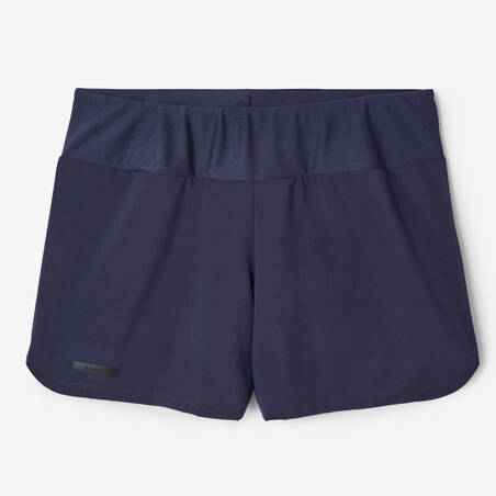 Women's Running Shorts - KIPRUN Run 100 Dark Blue