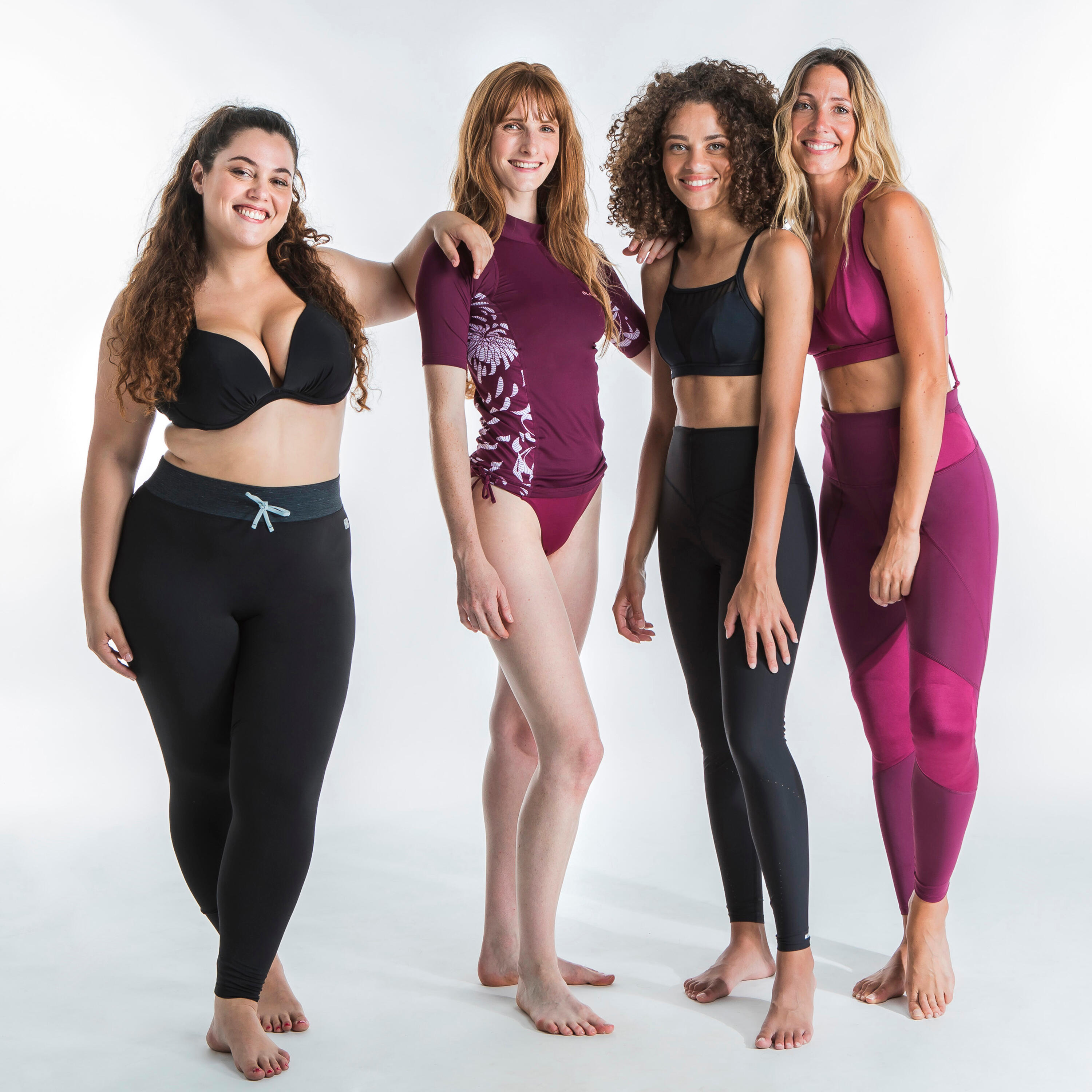 WOMEN'S ANTI-UV SURFING LEGGINGS 900 