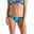 Braguita bikini Mujer surf laterales elásticos verde tropical