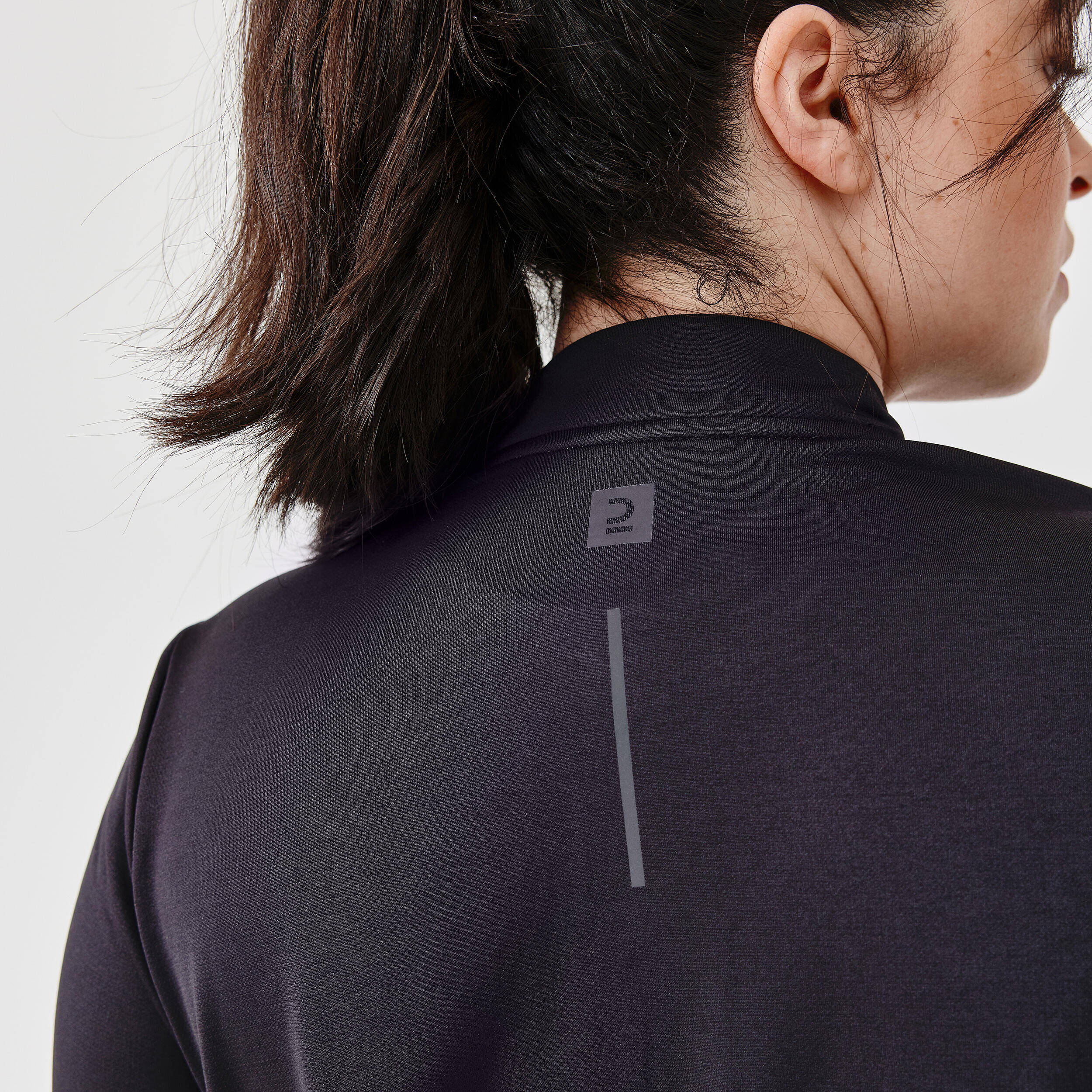 Women's breathable running jacket Dry - black -  5