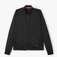 Women's Running Breathable Jacket-KIPRUN Run 100 Dry-Black