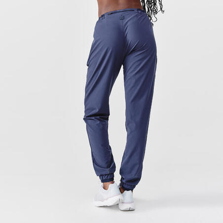 Pantalon de jogging running respirant femme - Dry bleu foncé