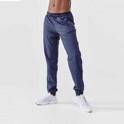 Pantalón running transpirable mujer dry azul oscuro