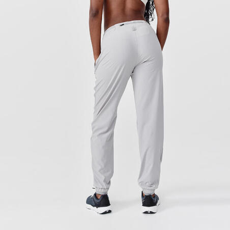 Pantalon de jogging running respirant femme - Dry gris