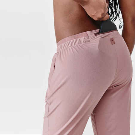 Γυναικείο Διαπνέον Παντελόνι για Jogging και Τρέξιμο Dry - μοβ