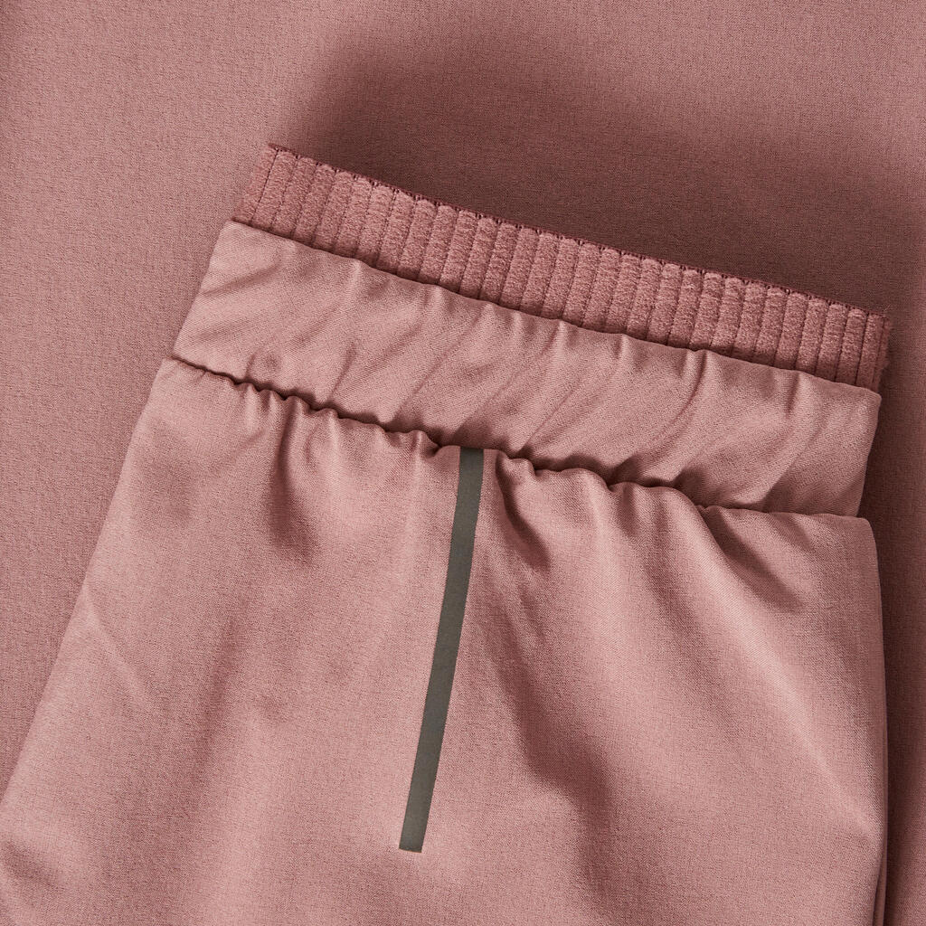 Pantalón de running transpirable verde para mujer Kiprun Run 500