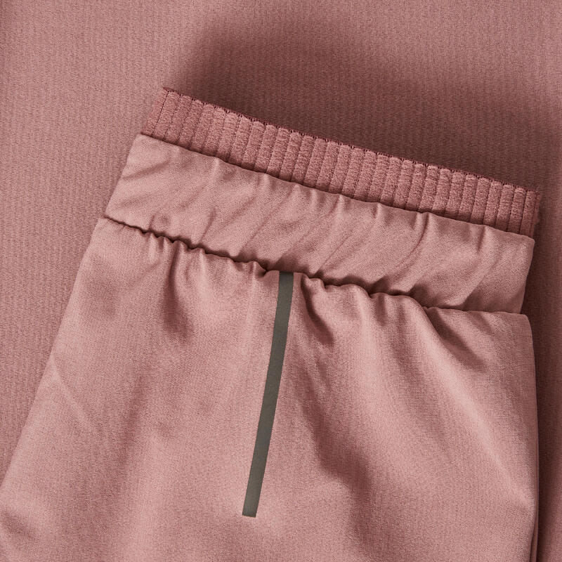 Pantalon de jogging alergare respirant kiprun run 500 dry mov Damă
