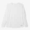Moteriški ilgarankoviai bėgimo marškinėliai „Run Sun Protect“, balti