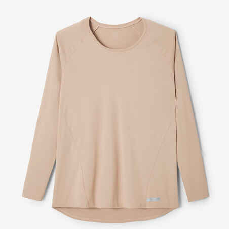 Casall Ventilation Long Sleeve T-Shirt Beige