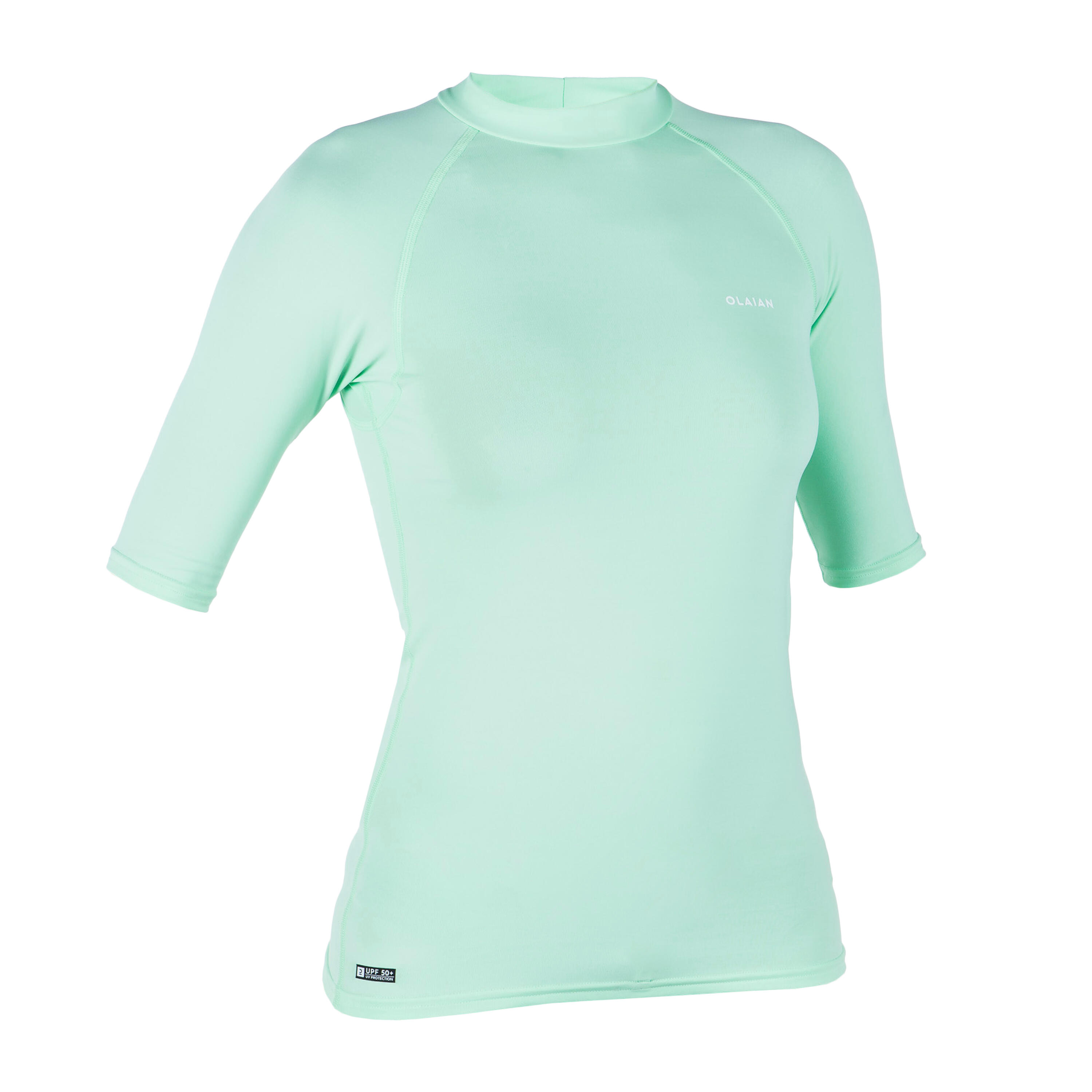 Anti-UV top with no colouring, designed using green plastic bottles 3/7