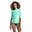 tee shirt anti uv surf 100 manches courtes femme vert