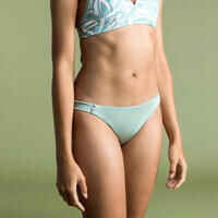 Bikini-Hose Damen schmaler Rand Aly Plant hellgrün