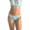 Bas de maillot de bain femme ALY VERT CLAIR forme classique aux bords fins