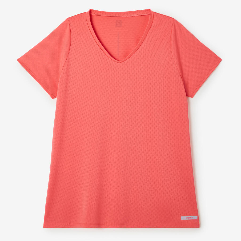 Laufshirt Dry kurzarm atmungsaktiv grosse Grösse Damen rosa 