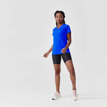 Women's short-sleeved breathable running T-shirt Dry - blue