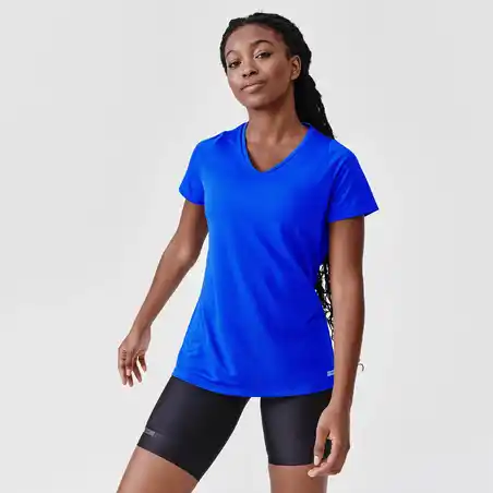 Women's Running Breathable Short-Sleeved T-Shirt Dry - blue
